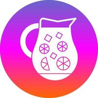 Lemonade Jug Vector Icon Design