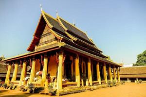 Ancient Buddhist temple in East Asia photo