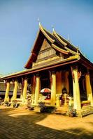 Ancient Buddhist temple in East Asia photo