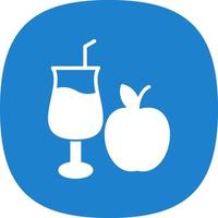 Apple Juice Vector Icon Design