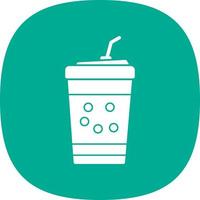 Bubble Tea Vector Icon Design