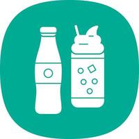 Cream Soda Vector Icon Design