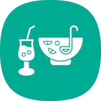 Punch Drink Vector Icon Design