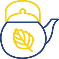 Tea Pot Vector Icon Design