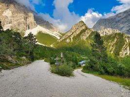 Mountain landscape in the summer photo