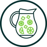 Lemonade Jug Vector Icon Design