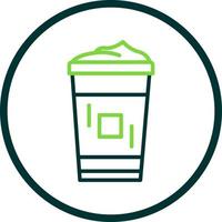 diseño de icono de vector de capuchino