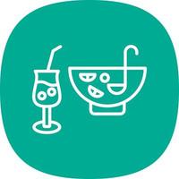 Punch Drink Vector Icon Design