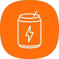 Energy Drink Vector Icon Design