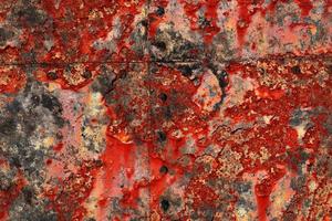 Detailed close up surface of rusty metal and steel with lots of corrosion in high resolution photo