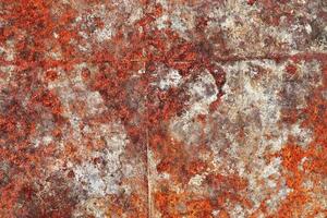 Detailed close up surface of rusty metal and steel with lots of corrosion in high resolution photo