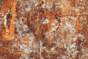 Detailed close up surface of rusty metal and steel with lots of corrosion in high resolution photo