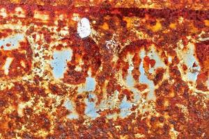 Detailed close up surface of rusty metal and steel with lots of corrosion in high resolution photo