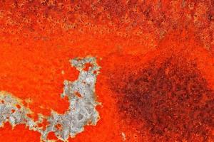 Detailed close up surface of rusty metal and steel with lots of corrosion in high resolution photo