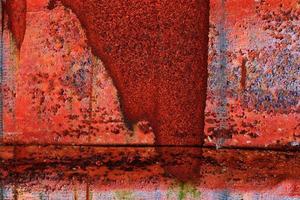 Detailed close up surface of rusty metal and steel with lots of corrosion in high resolution photo