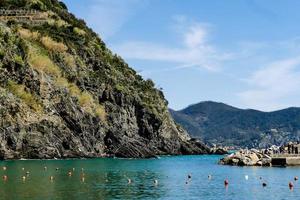 la zona de cinque terre en liguria, italia foto