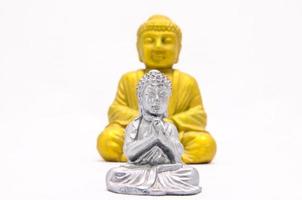 Small Buddha statues photo