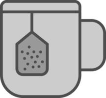 diseño de icono de vector de bebida de infusión