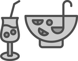 Punch Drink Vector Icon Design