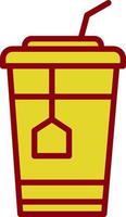 Ice Tea Vector Icon Design