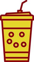 Bubble Tea Vector Icon Design