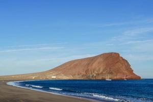 vista de la playa de las islas canarias foto