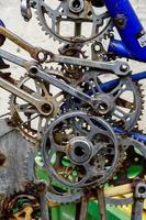Bicycle gears close-up photo