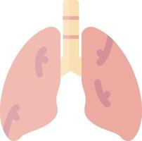 diseño de icono de vector de pulmones