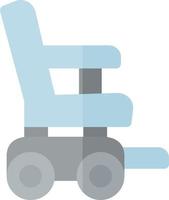 Automatic Wheelchair Vector Icon Design