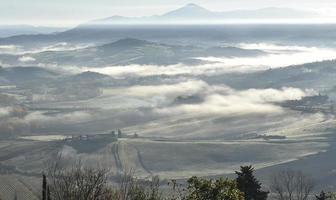 tema de la campiña toscana foto