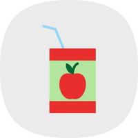 Juice Box Vector Icon Design