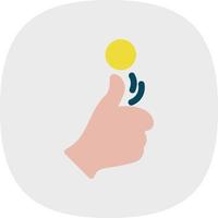 Coin Toss Vector Icon Design