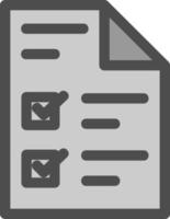 Website Checklist Vector Icon Design