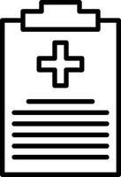 Medical Report Vector Icon Design