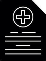 Medical File Vector Icon Design