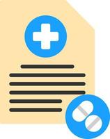 Prescription Vector Icon Design