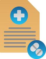 Prescription Vector Icon Design