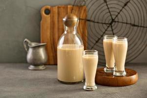 Homemade irish cream liquor photo