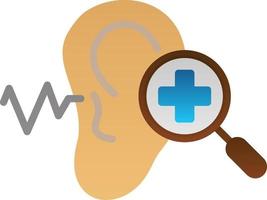 Hearing Checkup Vector Icon Design