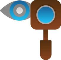 Eye Examination Vector Icon Design