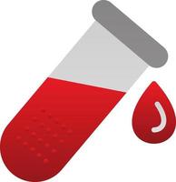 diseño de icono de vector de muestras de sangre