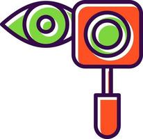 Eye Examination Vector Icon Design