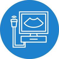 Ultrasonography Vector Icon Design