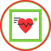 Electrocardiogram Vector Icon Design