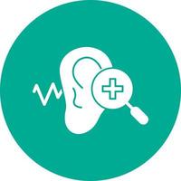 Hearing Checkup Vector Icon Design