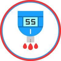 Glucose Checkup Vector Icon Design