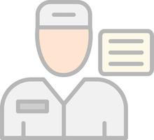 Patient Examination Vector Icon Design