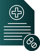 Prescription Vector Icon Design