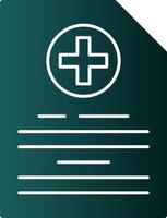 Medical File Vector Icon Design