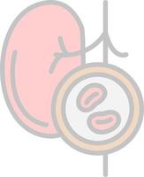 Kidney Checkup Vector Icon Design